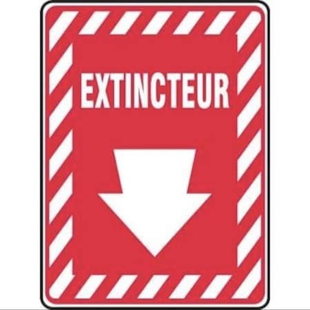 Accuform SAFETY SIGN FIRE EXTINGUISHER DOWN FRMFXG908VP FRMFXG908VP